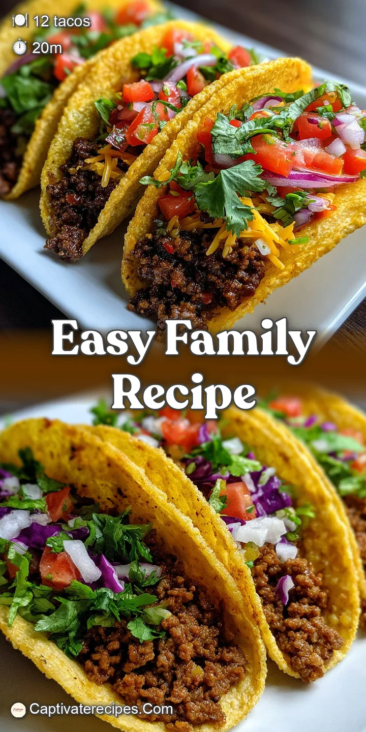 Close-up of a flavorful ground beef taco, showcasing the savory meat, colorful veggies, and soft, inviting tortilla.
