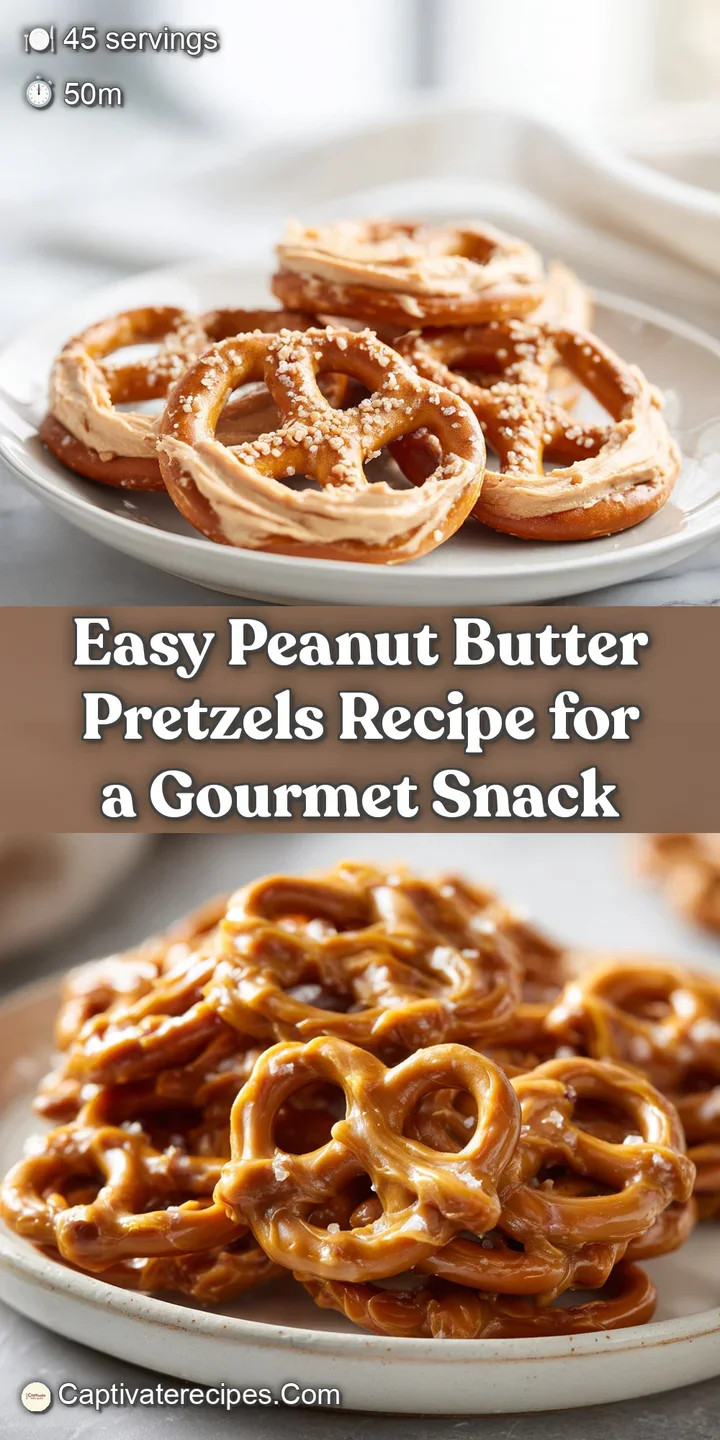Close-up: Shiny, melted chocolate drizzles over a bumpy, peanut butter coated pretzel, showing crunchy details.