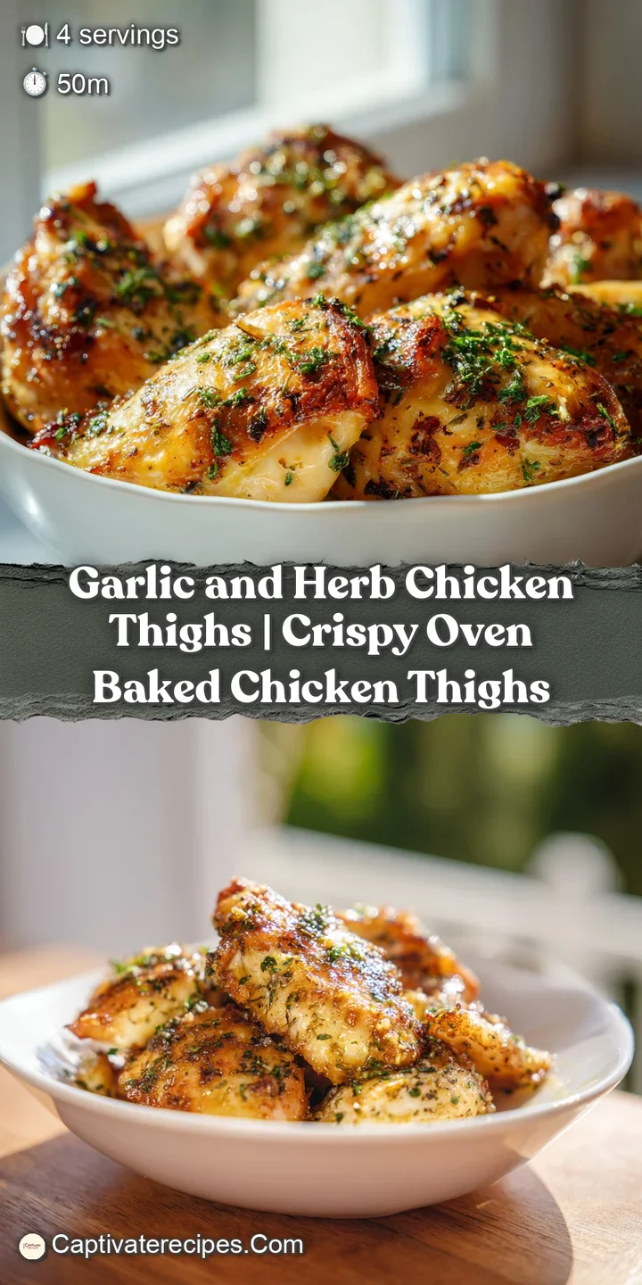 Close-up of perfectly roasted chicken thigh, showing crispy skin and succulent, moist meat.