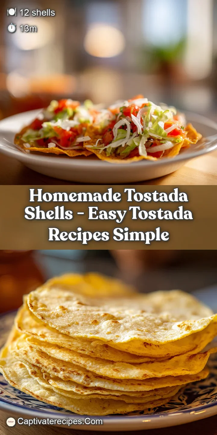 Close-up of a golden-brown tostada shell with bubbly, blistered spots, hinting at a light, airy, and perfectly baked texture.