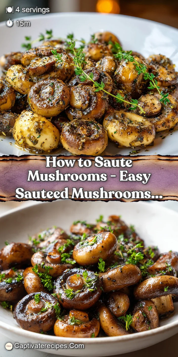 Close-up of plump, tender mushrooms, deeply browned and glistening, showcasing their irresistible texture.