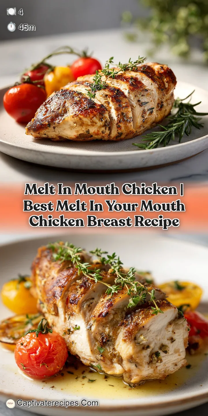 Close-up of incredibly tender, moist chicken with a rich, melted Parmesan and mayo topping, creating a delicious texture.