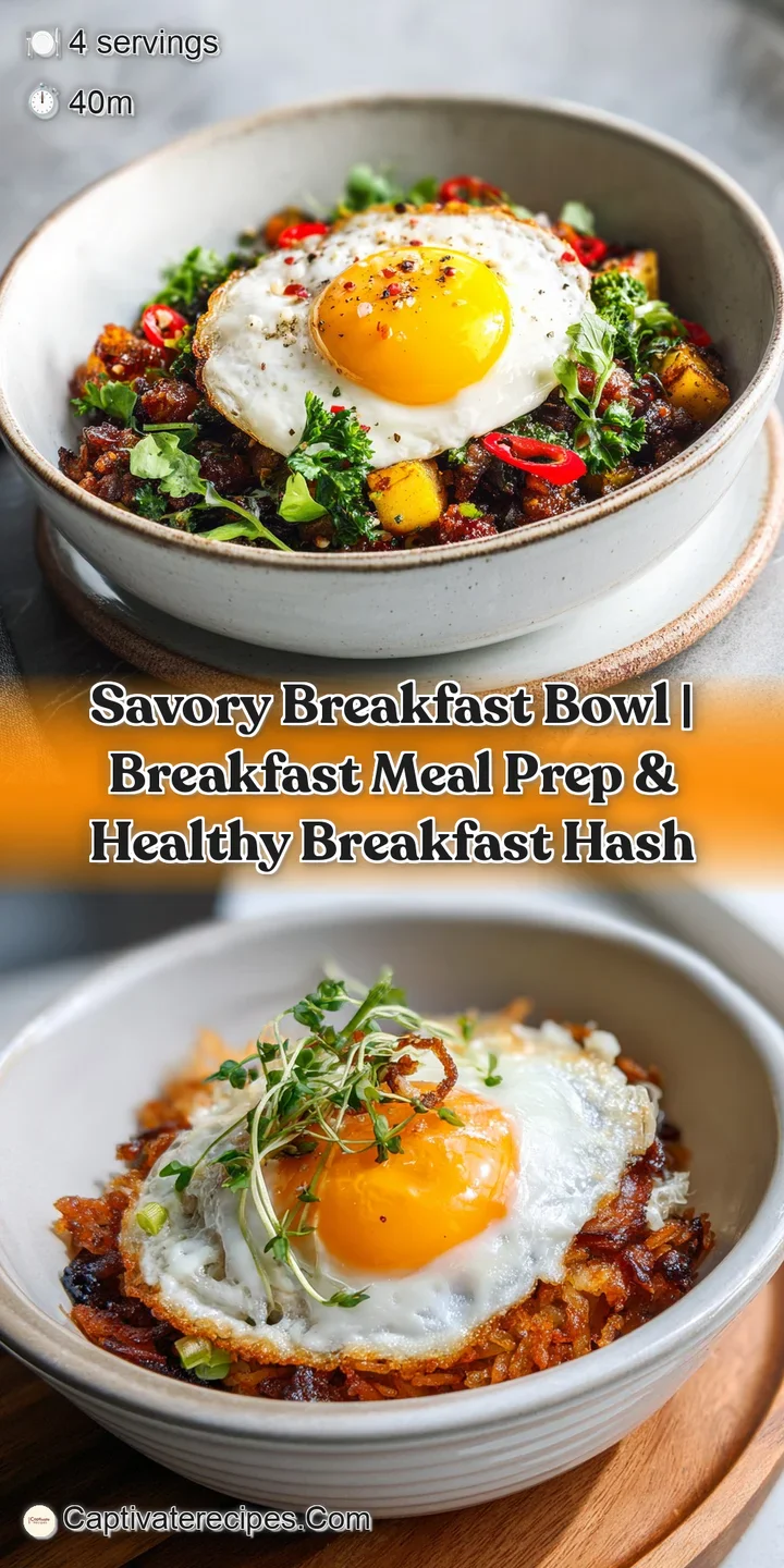 Close-up of a fluffy fried egg atop a medley of steaming, crisp-tender roasted root vegetables.