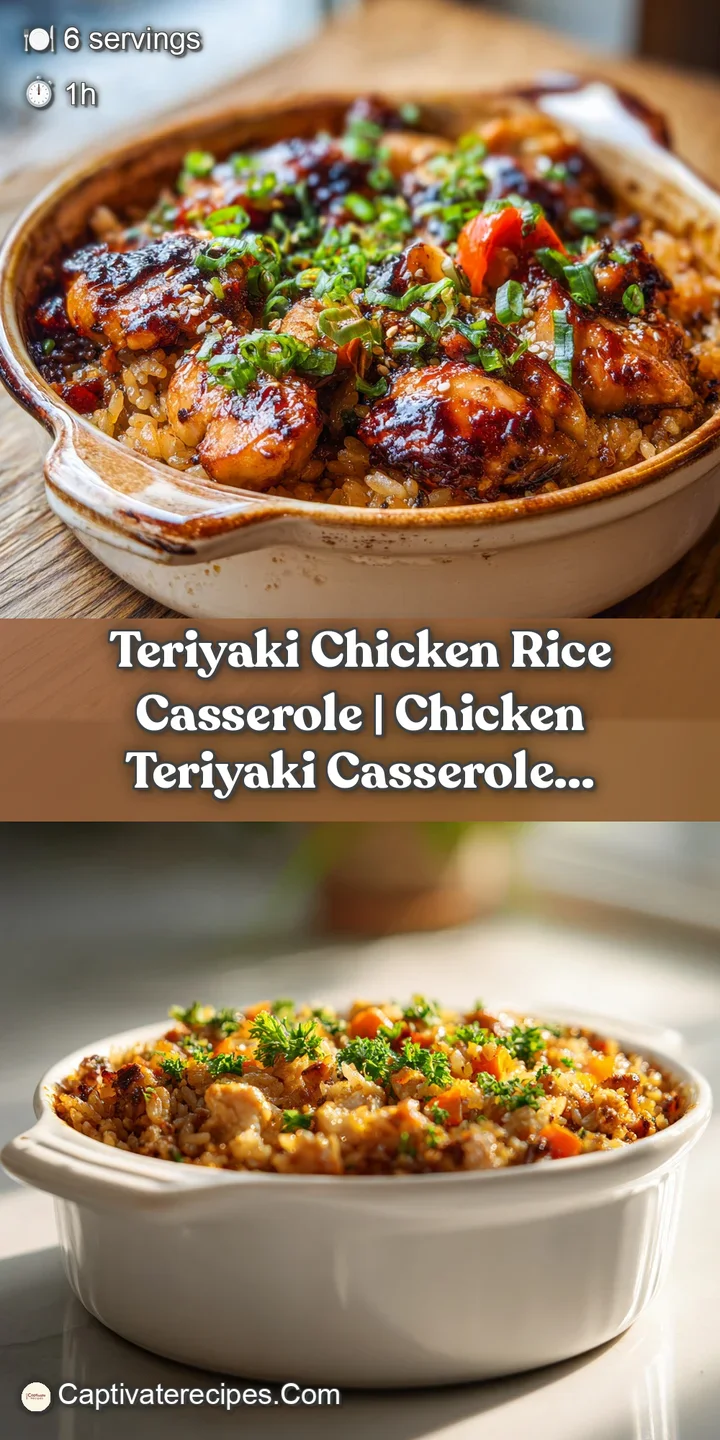 Juicy teriyaki glazed chicken chunks with tender, fluffy rice and bright green peas, captured in an appetizing close-up shot.