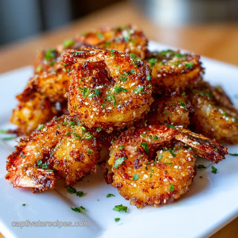 Garlic Paprika Shrimp Recipe in the Air Fryer