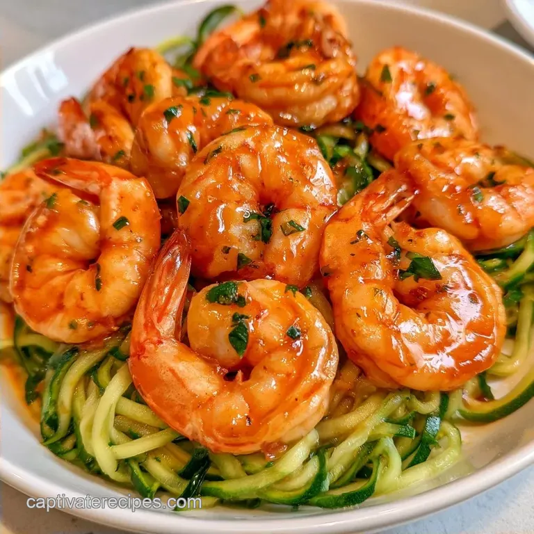 Asian Shrimp Zoodles in 30 Minutes