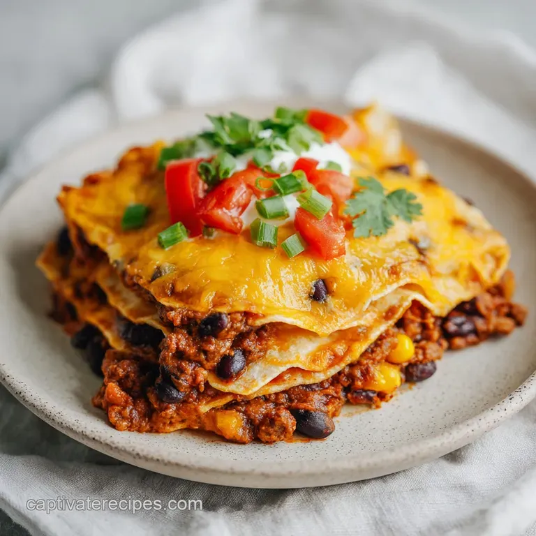 Black Bean and Quinoa Enchilada Bake