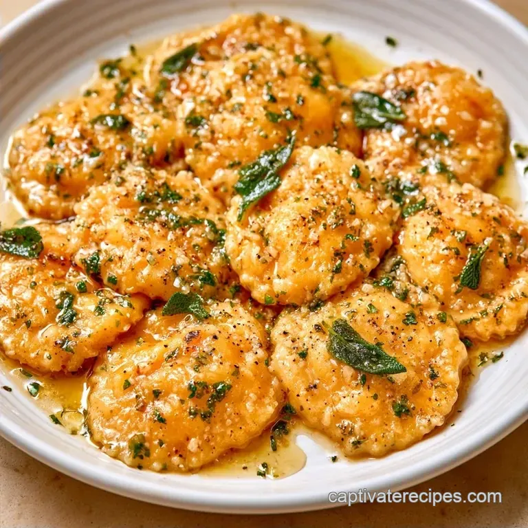 Brown Butter Sage Sauce for Ravioli