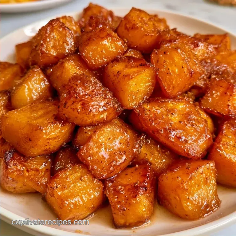 Caramelized Butternut Squash with Brown Sugar