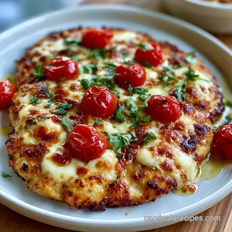 Thin crust pizza slices on a rustic wooden board, finished with a glossy balsamic drizzle and fresh garden herbs.