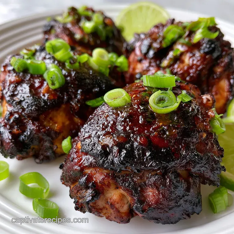 Authentic Caribbean Jerk Chicken: Charred and Spicy