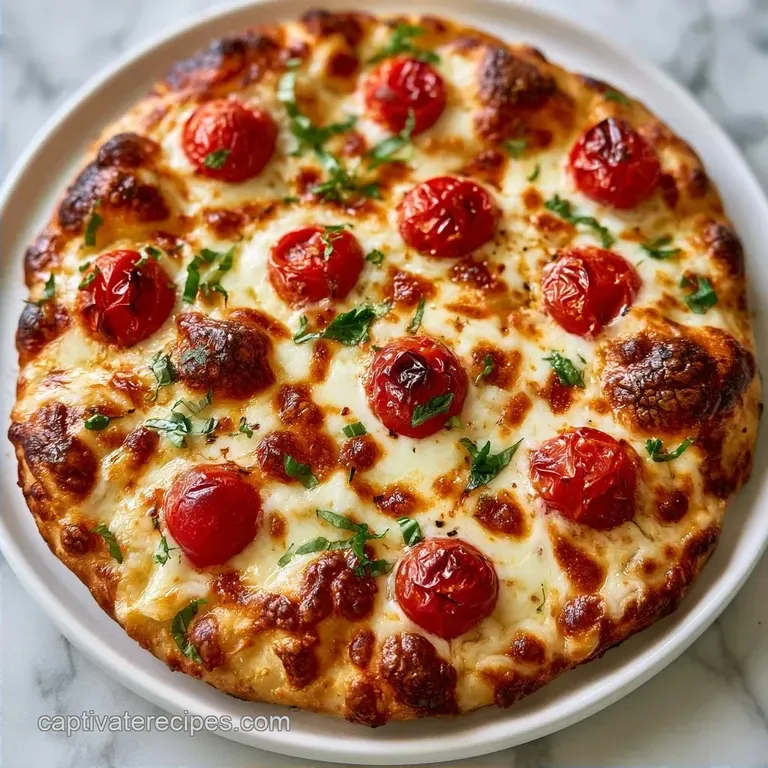Crispy Cherry Tomato Basil Flatbread