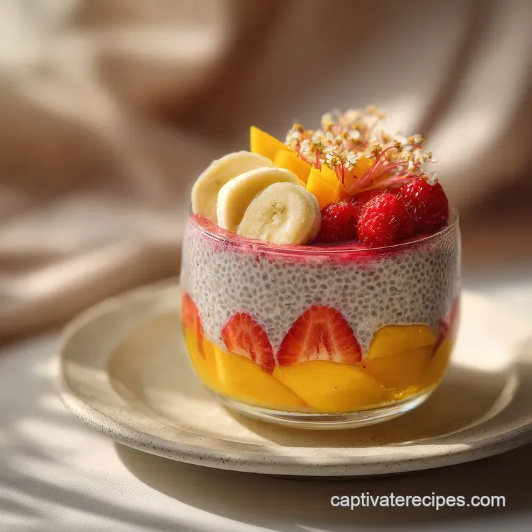 Chia Seeds in Fruit Smoothies: Tropical Meal Prep