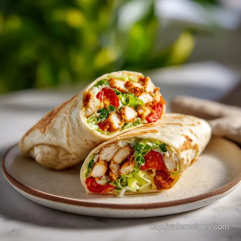 Chicken Caesar Wrap Recipe