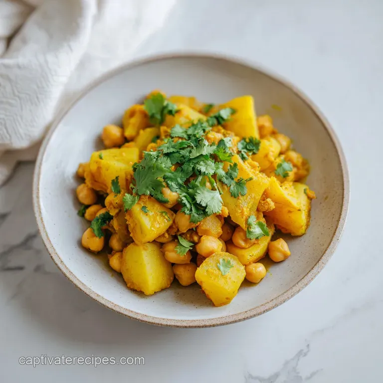 Vegan Chickpea and Potato Curry: Creamy One-Pot Meal