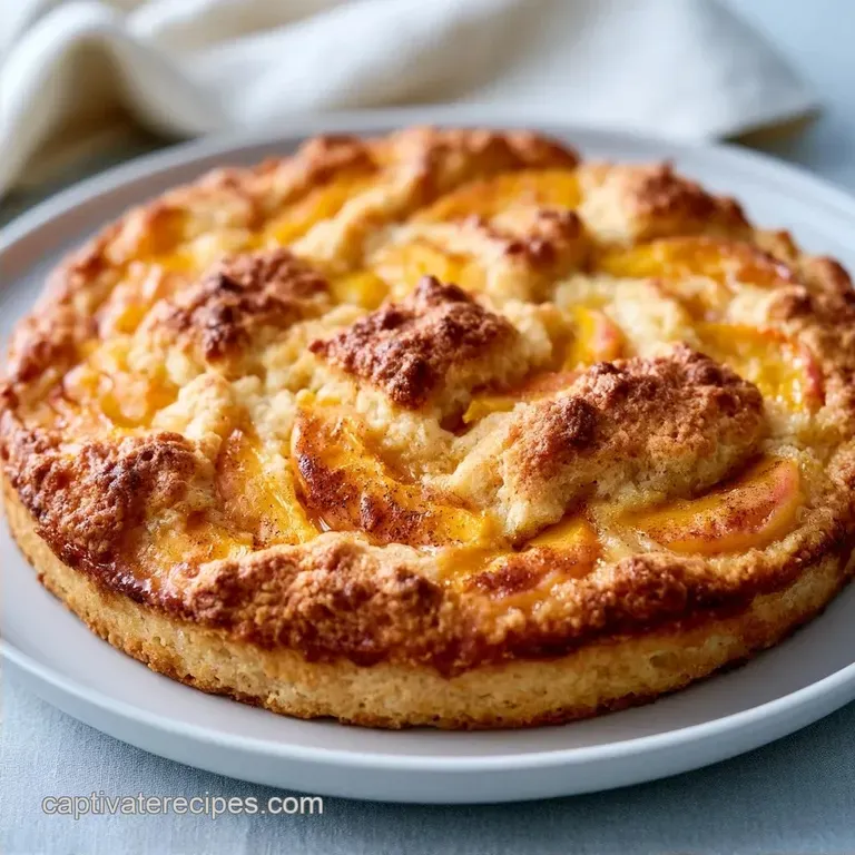 Classic Homemade Peach Cobbler: Golden Crust