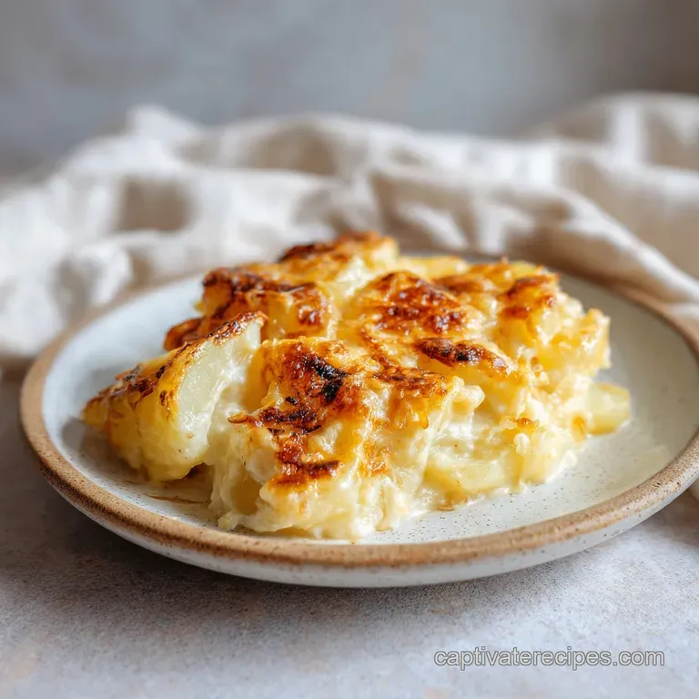 Copycat Ruth s Chris Potatoes Au Gratin Recipe with Garlic