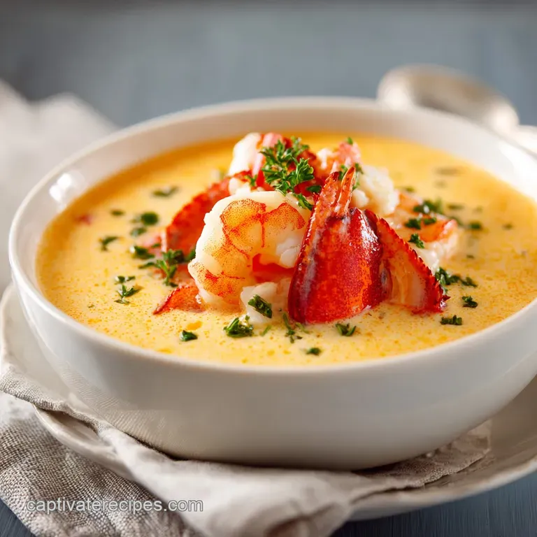 Crab and Shrimp Seafood Bisque: Silky and Savory
