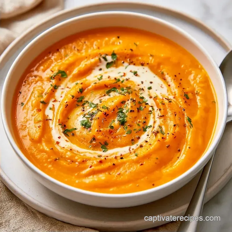 Roasted Creamy Butternut Squash Soup