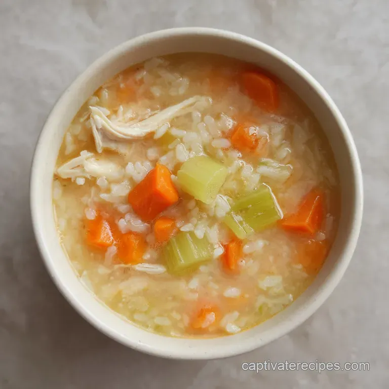 Elegant white bowl of hearty soup with vibrant carrot slices and fresh herbs on a rustic wooden table setting.
