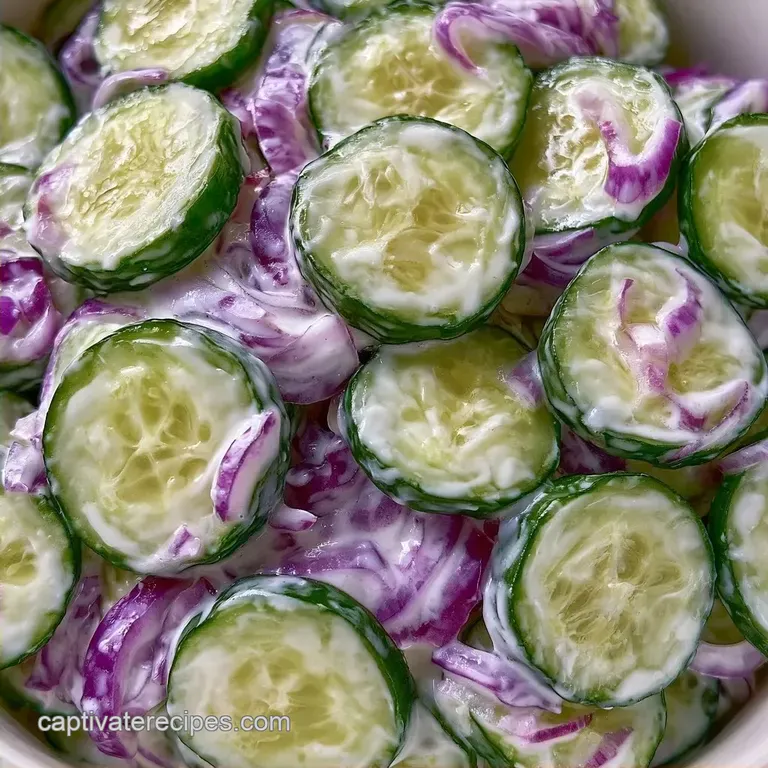 Creamy Cucumber Salad: Crisp and Tangy