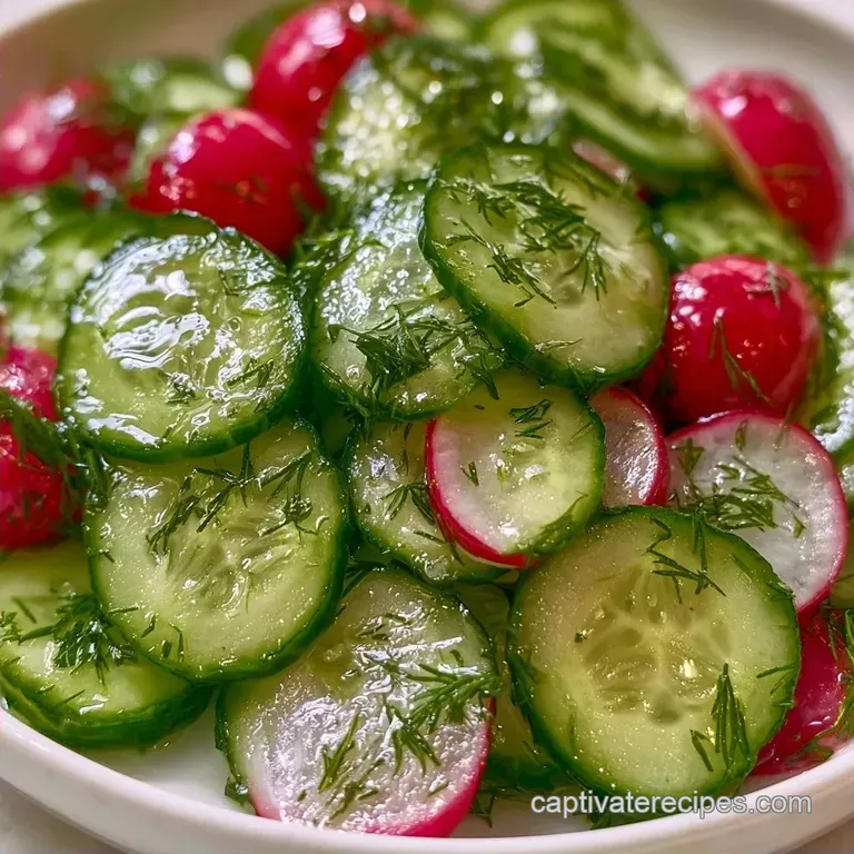 Cucumber Radish Salad in 10 Minutes