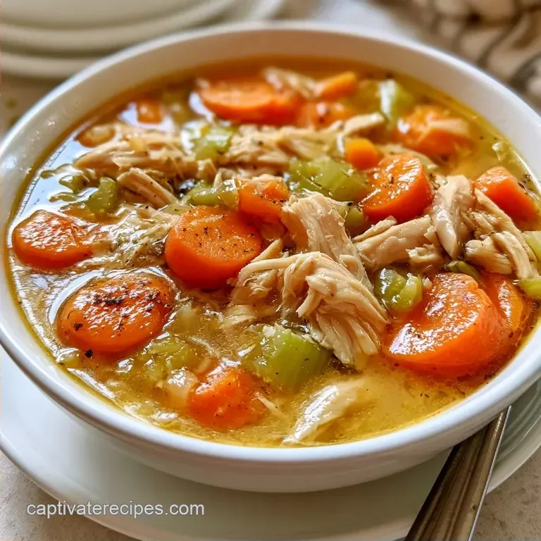 One-Pot Easy Autumn Chicken Soup