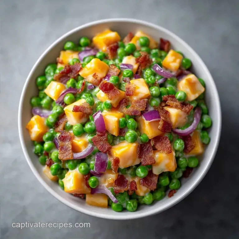 Easy English Pea Salad: Creamy and Crisp