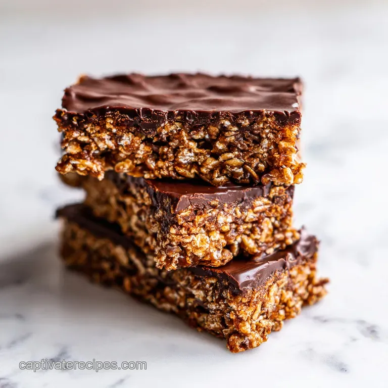 Easy No Bake Chocolate Oat Bars: High Energy Fuel