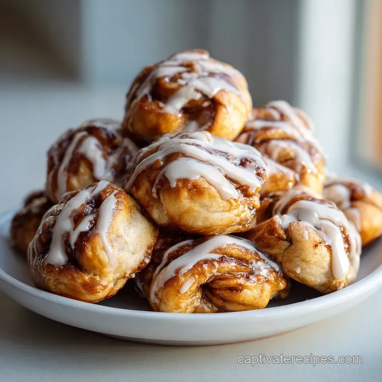 Cinnamon Knots with Coffee Icing