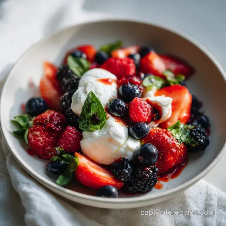 Berry Caprese Salad: Fresh and Vibrant