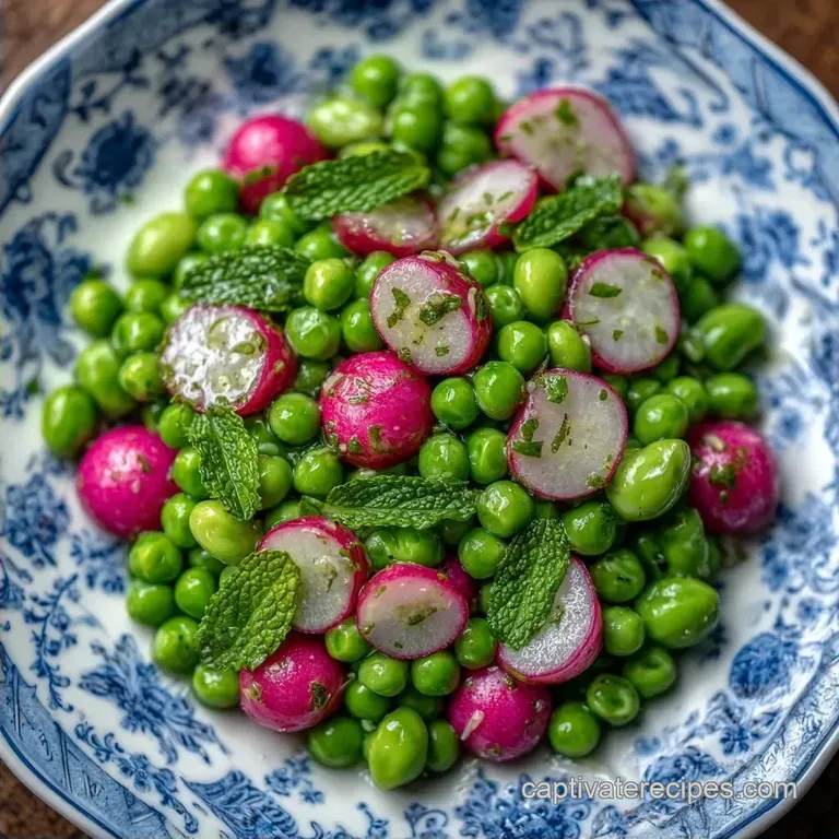 Fresh Green Pea Salad: Vibrant and Zesty