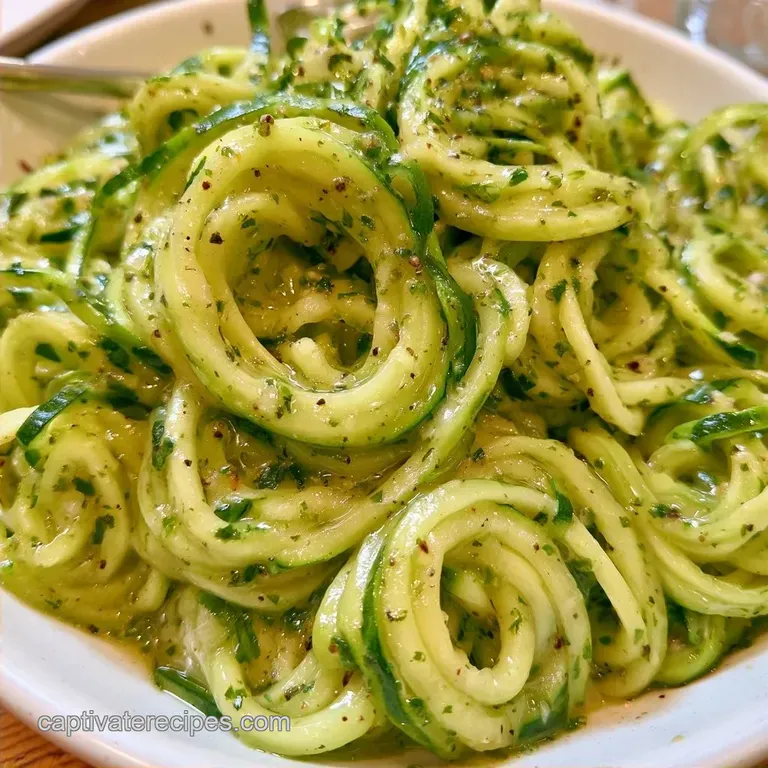 Vibrant Italian Zoodle Salad