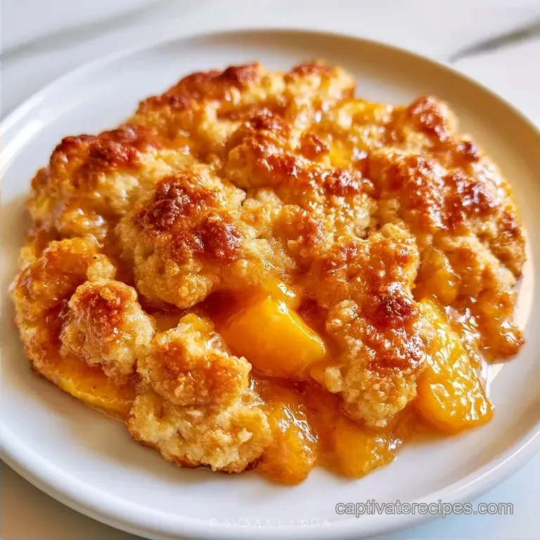 Old Fashioned Fresh Peach Cobbler Recipe