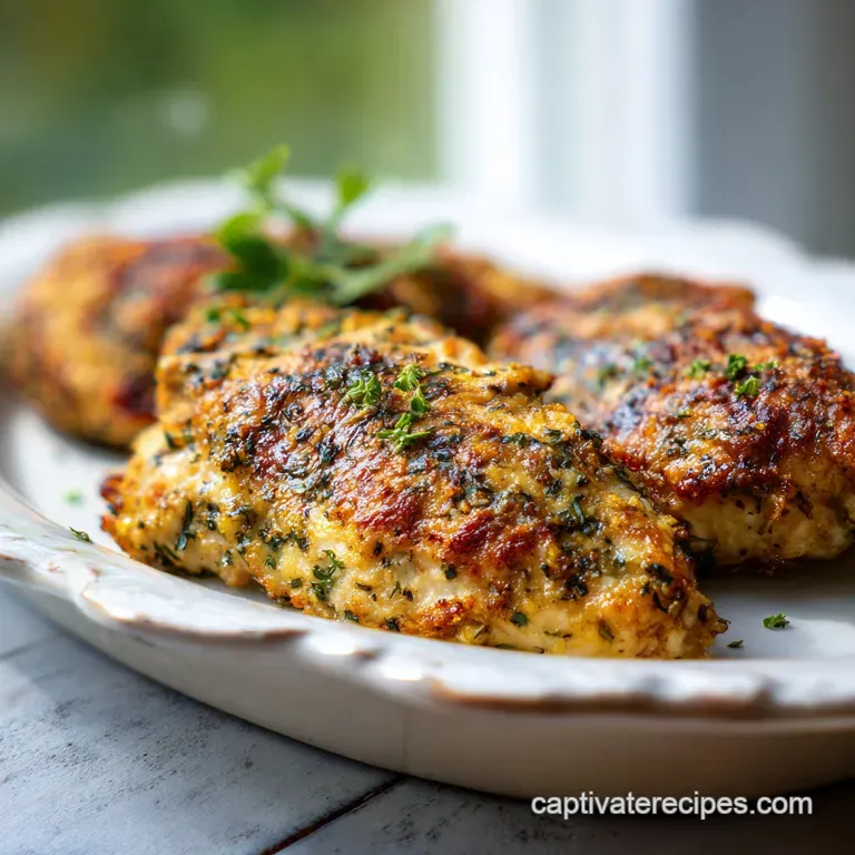 Garlic and Herb Chicken Thighs: Crispy and Juicy