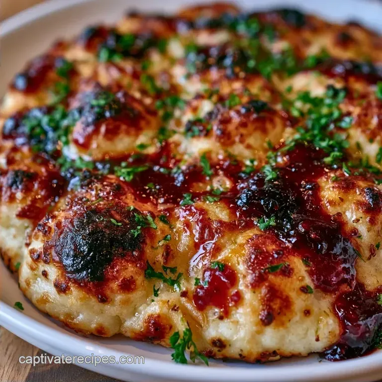 Crispy Garlic Naan Pizza Recipe