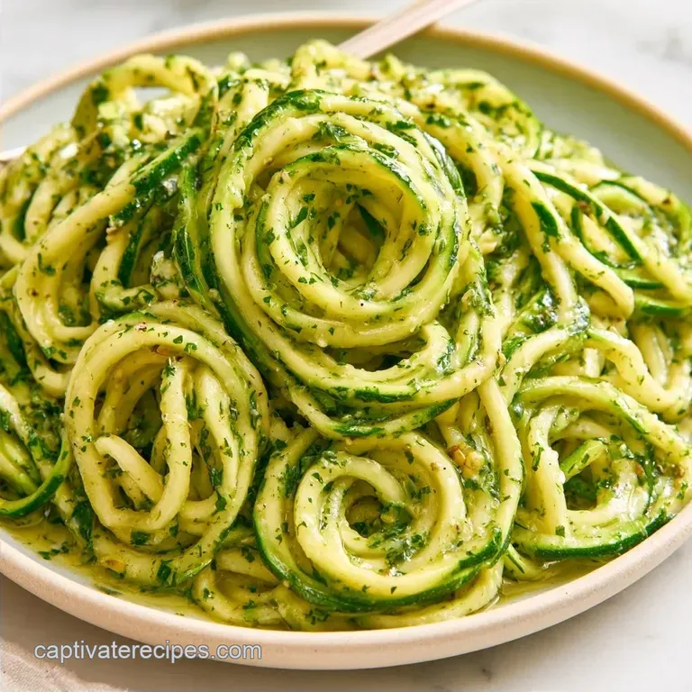 Zesty Greek Zoodle Salad