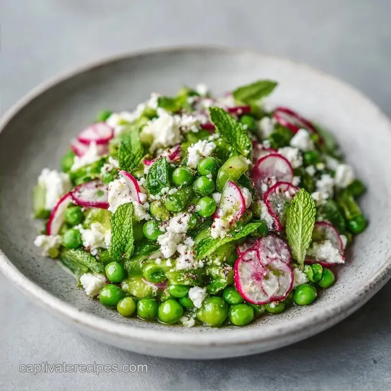 Healthy Green Pea Salad: Zesty and Fresh