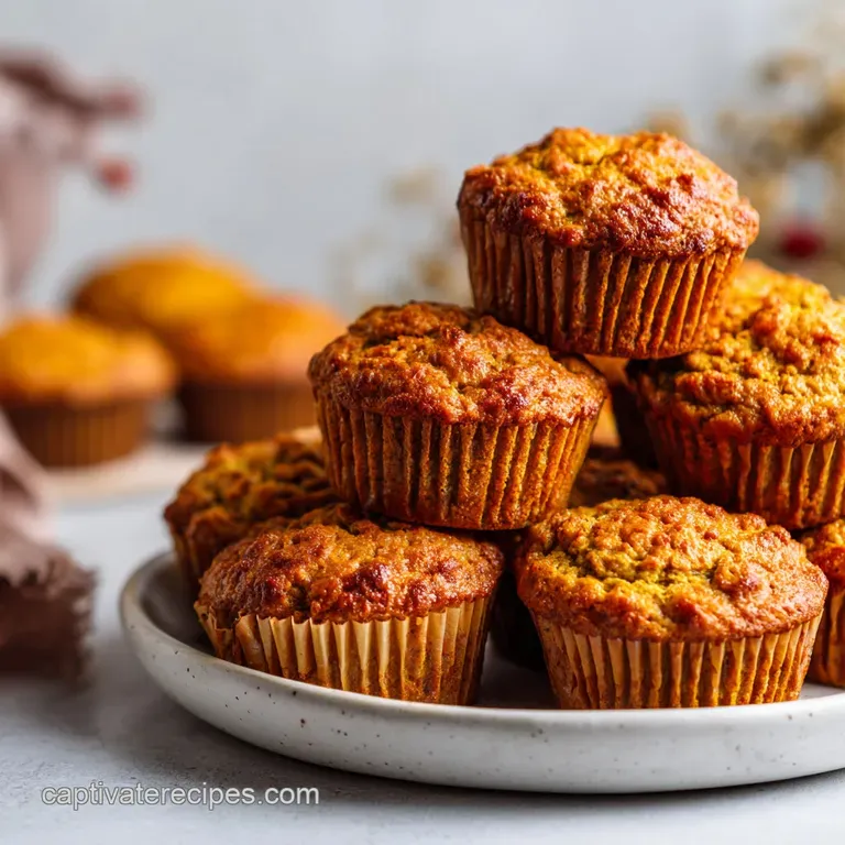 Healthy Pumpkin Muffins Made With Yogurt