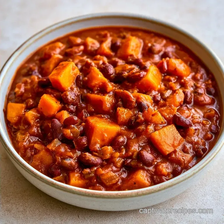 Hearty Sweet Potato Chili: Smoky and Thick