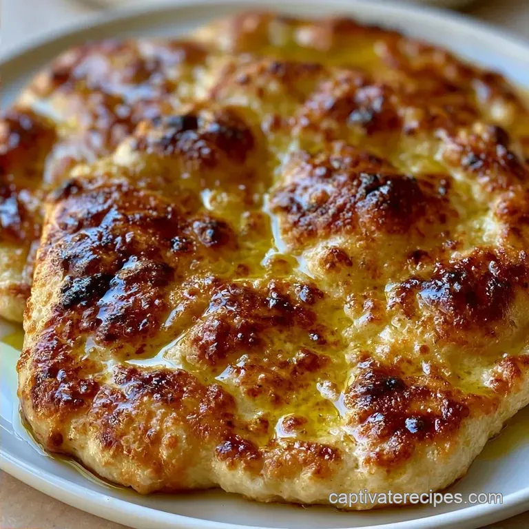 Chewy Homemade Flatbread Crust