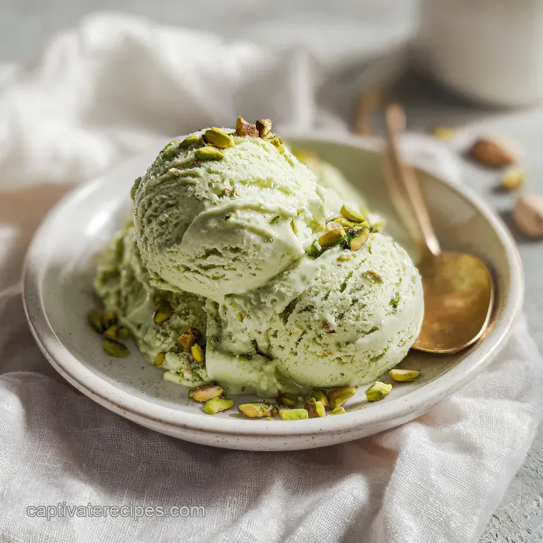 Pistachio Ice Cream: Creamy and Nutty