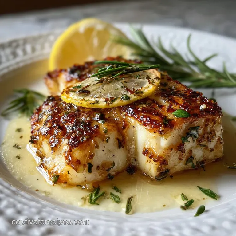 Ina Gartens Chilean Sea Bass: Butter Basted