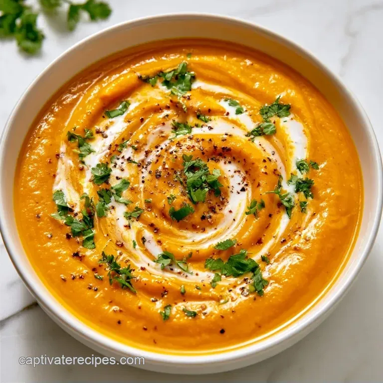 Butternut Squash Soup Indian in 50 Minutes