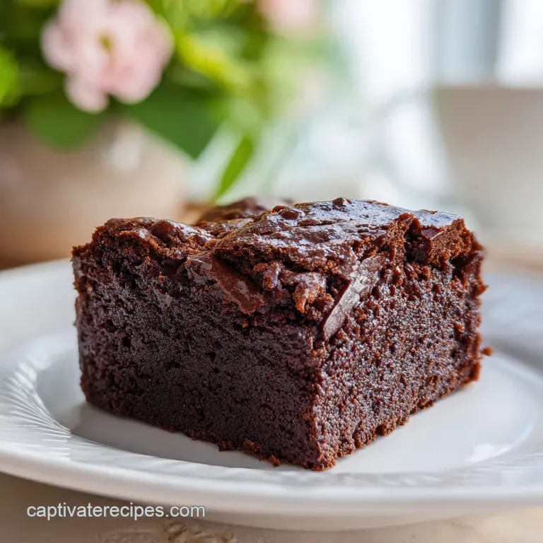 One Bowl Brownie Recipe: Fudgy and Crackly