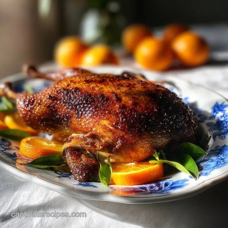 Orange Maple Roast Duck Recipe