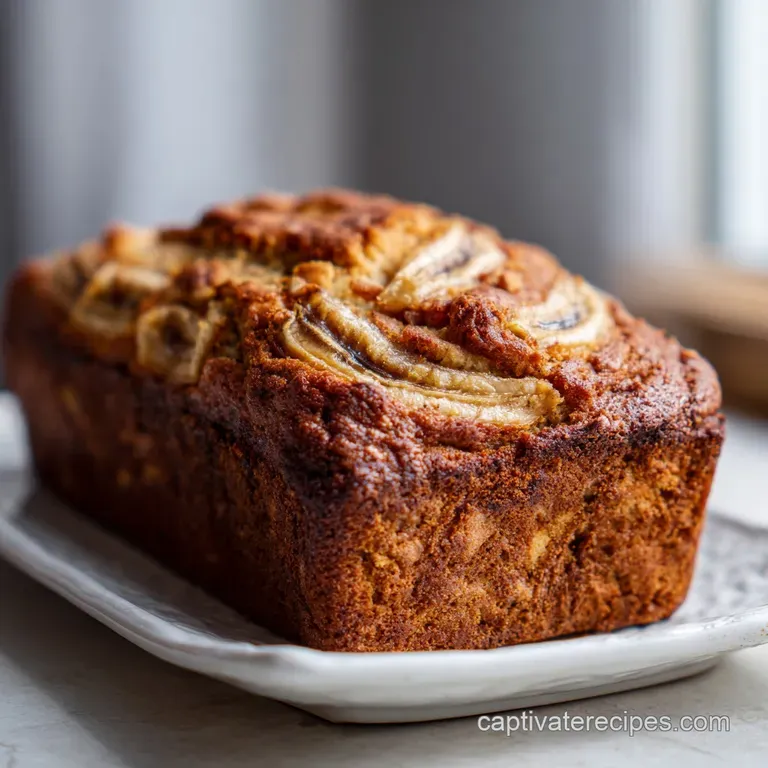 Moist Peanut Butter Banana Bread Recipe