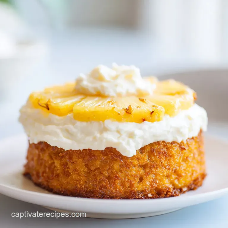 Pineapple Dream Cake: Tropical and Velvety