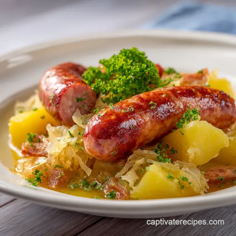 Polish Sausage Sauerkraut and Potatoes: One-Pot Method
