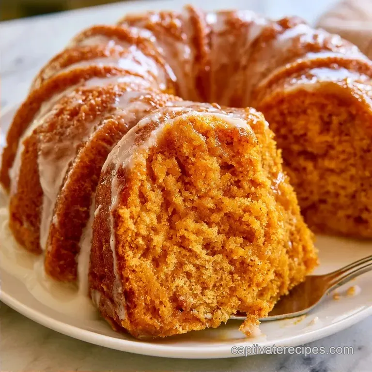 Guilt-Free Pumpkin Poke Cake